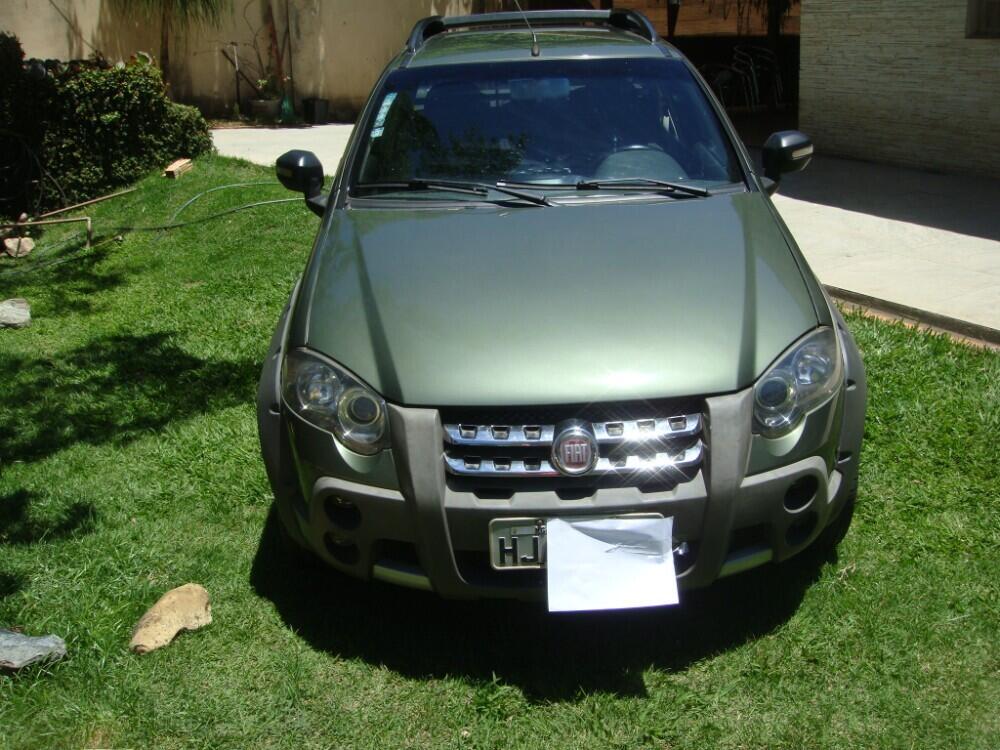 Fiat Strada Cab Dupla 1.8 Manual 11/11 Verde - 4720376 - Seminovos
