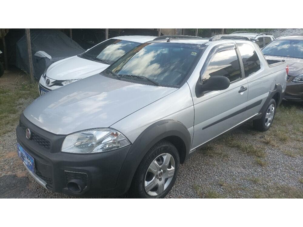 Fiat Strada Cab Dupla 1.0 Manual 14/15 Prata - 4845307 - Seminovos