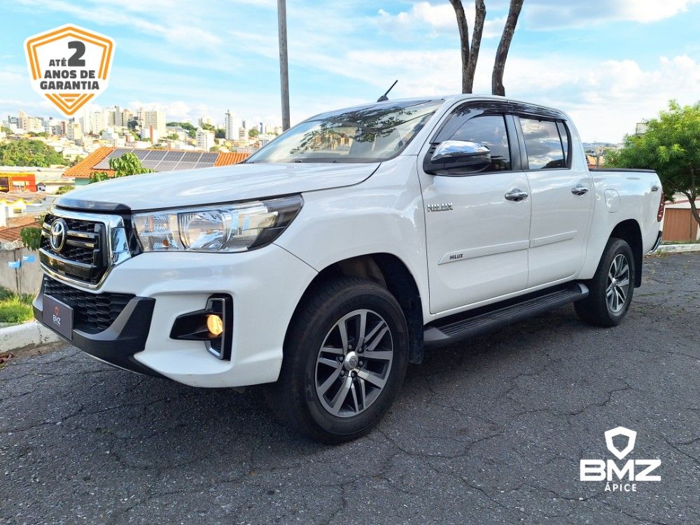 Toyota Hilux Cd Autom Tico Branco Seminovos