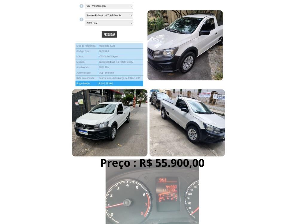Volkswagen Saveiro Cab. Simples