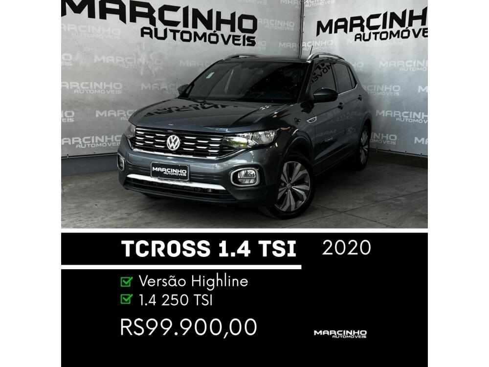 Volkswagen T-Cross 1.4 8v 1.4 250 TSI TOTAL FLEX HIGHLINE AUTOMÁTICO 2019